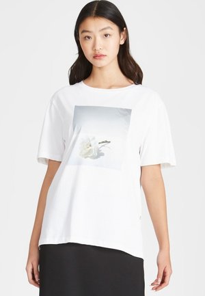 MASHA ROSE - Print T-shirt - white