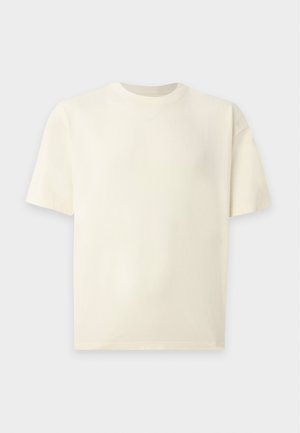 Hollister Co., BOXY WEBEX - Βασικό μπλουζάκι - light yellow