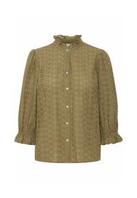 PZGEOGINA - Button-down blouse - stone gray