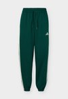 ESSENTIALS 3 STRIPES LOOSE PANTS - Παντελόνι φόρμας - collegiate green/ivory