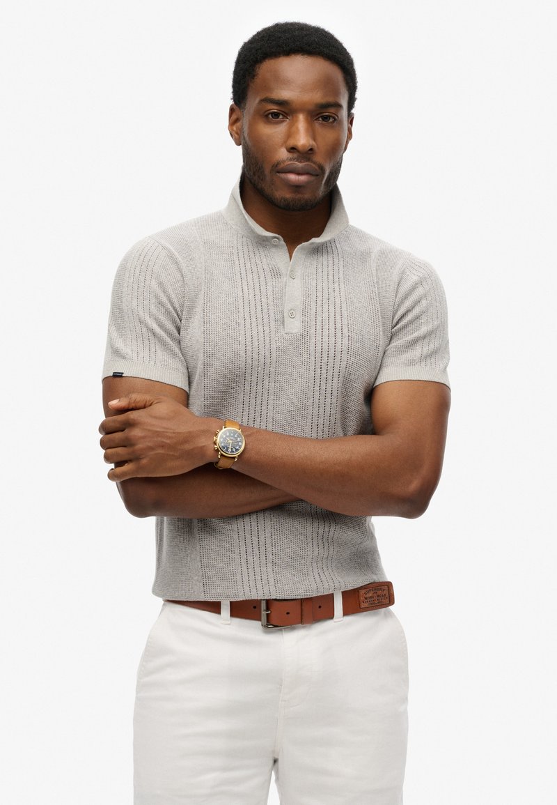 Superdry & Co SHORT SLEEVE - Polo - grey
