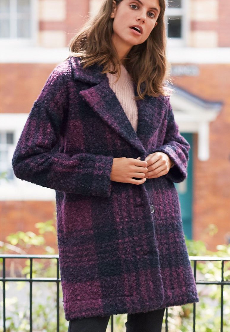 Next COATIGAN - Płaszcz zimowy - purple/fioletowy - Zalando.pl