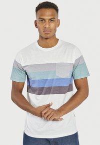 Redefined Rebel NOEL TEE - Print T-shirt - aquifer