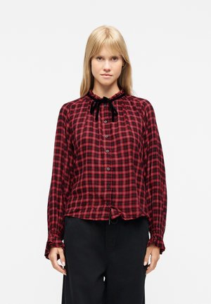 RUFFLE TIE - Hemdbluse - red