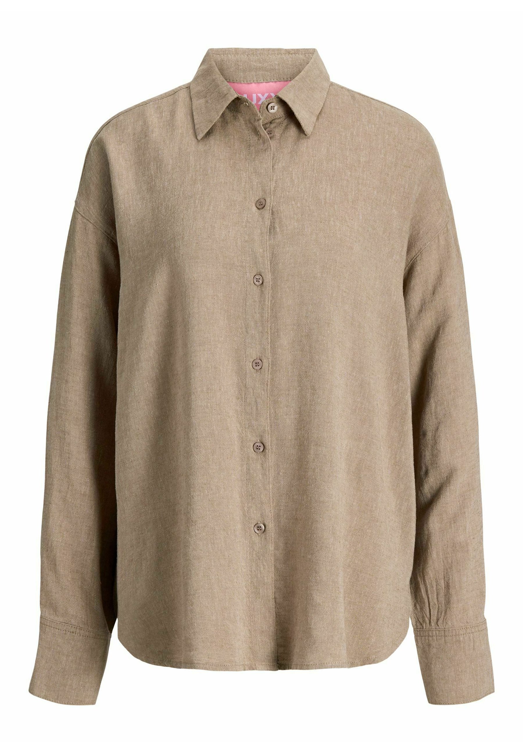 JJXX JXALMIRA - Button-down blouse - silver mink/light brown