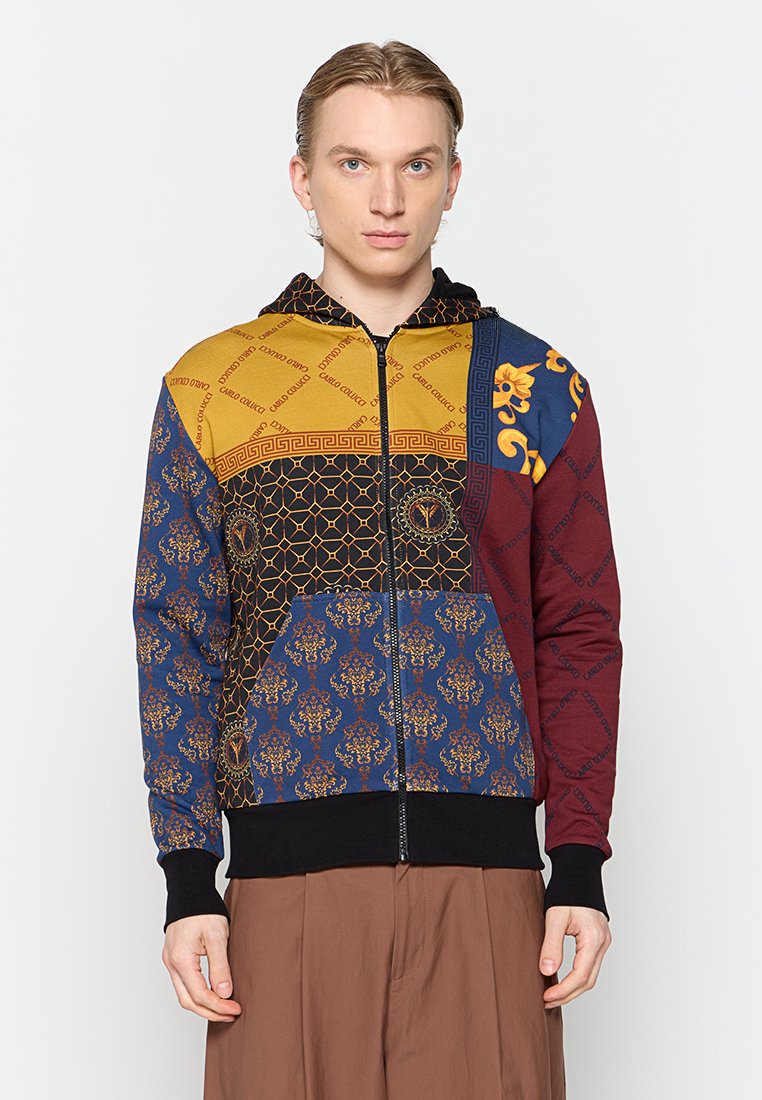 carlo colucci Sweater met rits meerkleurig carlo colucci Sweater met rits meerkleurig