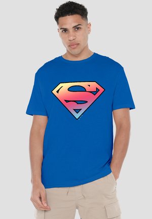 Cotton Soul, SUPERMAN EASTER LOGO - Print T-shirt - royal blue