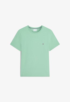 Tommy Hilfiger, STRETCH SLIM FIT TEE - T-shirt basic - cut grass