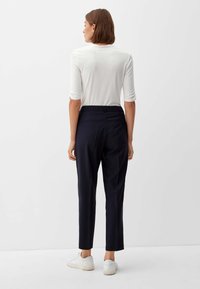 s.Oliver BLACK LABEL ELEGANTE 7/8 - Broek - dark navy