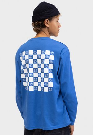 Redefined Rebel TEBECKHAM TEE BOXY FIT - T-shirt à manches longues - victoria blue