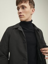 Jack & Jones JJEHILL ROLL NECK - Pulover - black