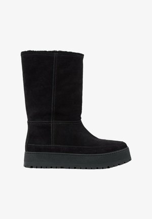 Prada, SHEARLING SNOW BOOTS BLACK - Bottes de neige - black