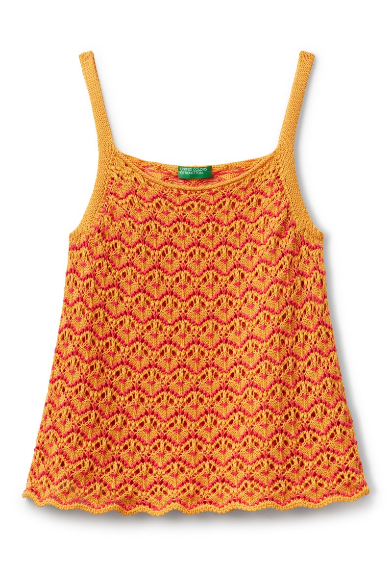 United Colors of Benetton TANK  - Top - yellow