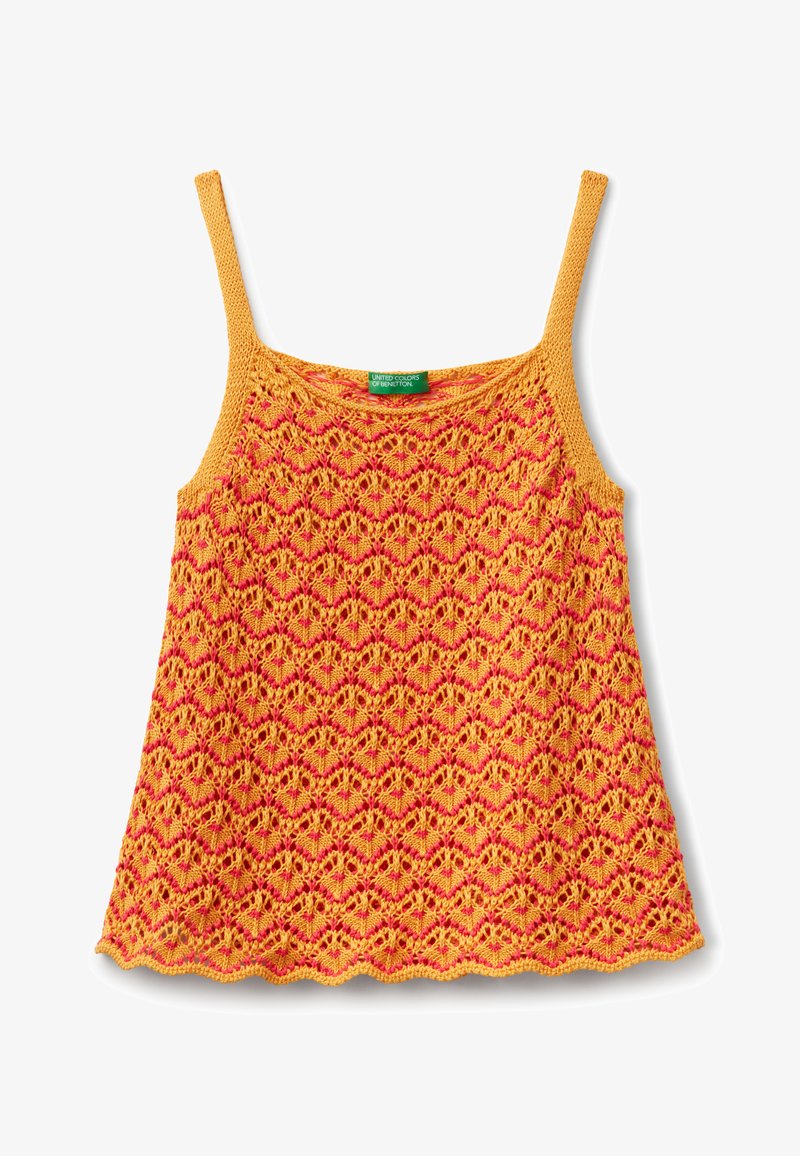 United Colors of Benetton TANK  - Top - yellow