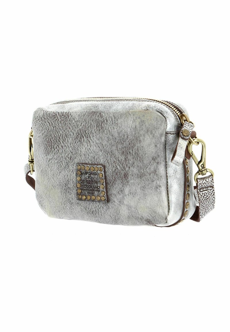 Damen Handtaschen | Campomaggi BOWLING Umhängetasche platino/silberfarben - ON95577 Damen Handtaschen | Campomaggi BOWLING Umhängetasche platino/silberfarben - ON95577