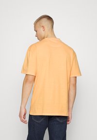 Karl Kani SMALL SIGNATURE WASHED TEE UNISEX - T-shirt estampada - light orange