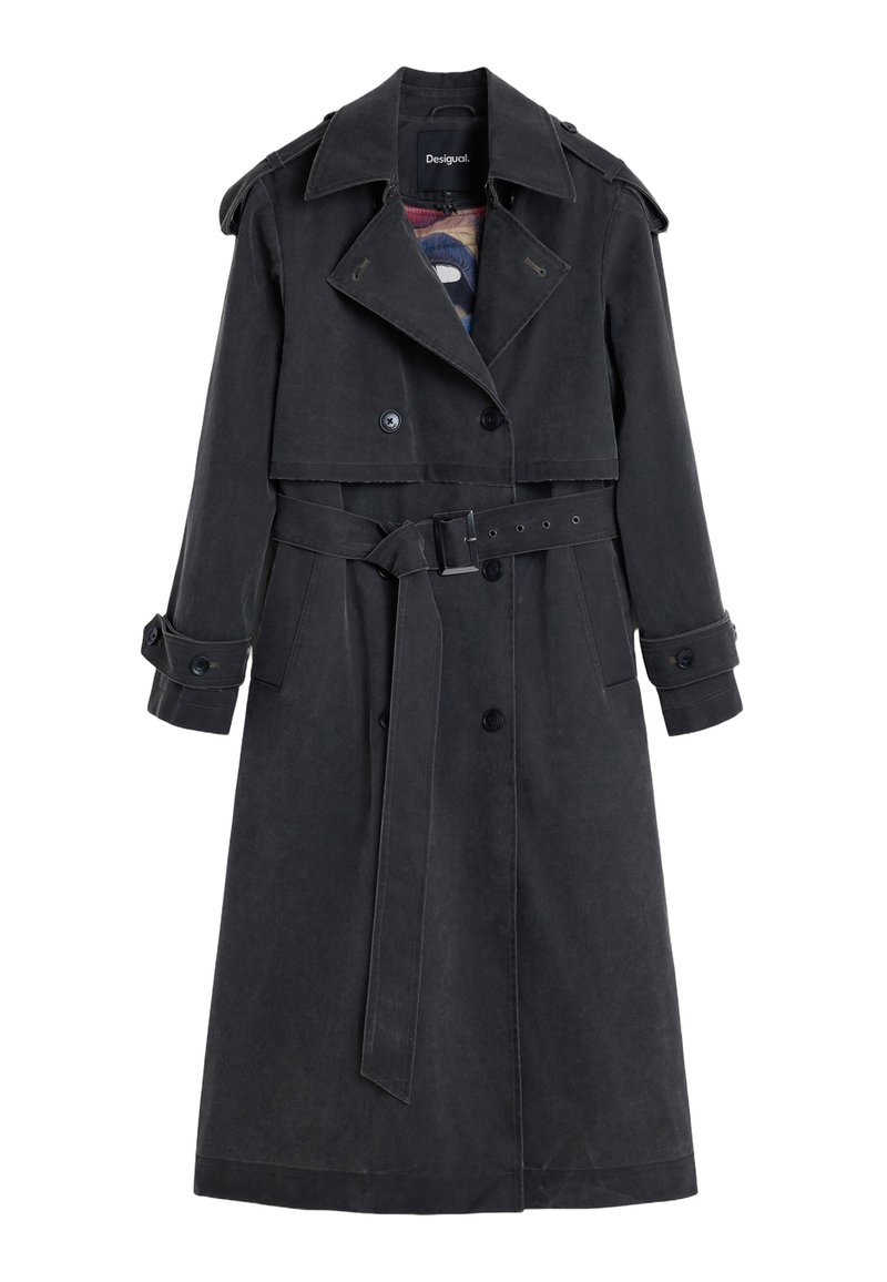 Desigual CHAQ REPRISE 26SWEWXC - Gabardina - dark-grey/gris oscuro ...