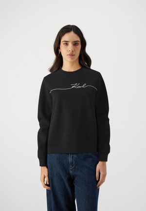 KARL LAGERFELD SEASONAL LOGO - Sweater - black