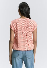 TOM TAILOR T-shirt imprimé - red tile minimal