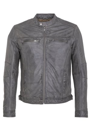 Lederjacke - grey