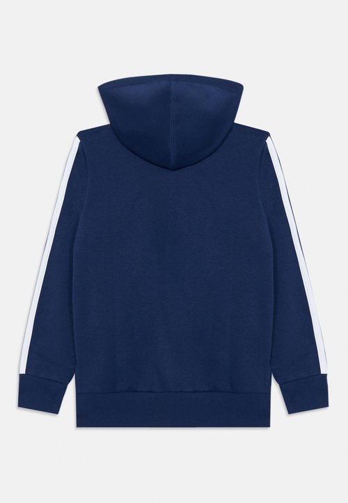 adidas JUNIOR HOODIE UNISEX - Zip-up sweatshirt - dark blue/white — foto 2