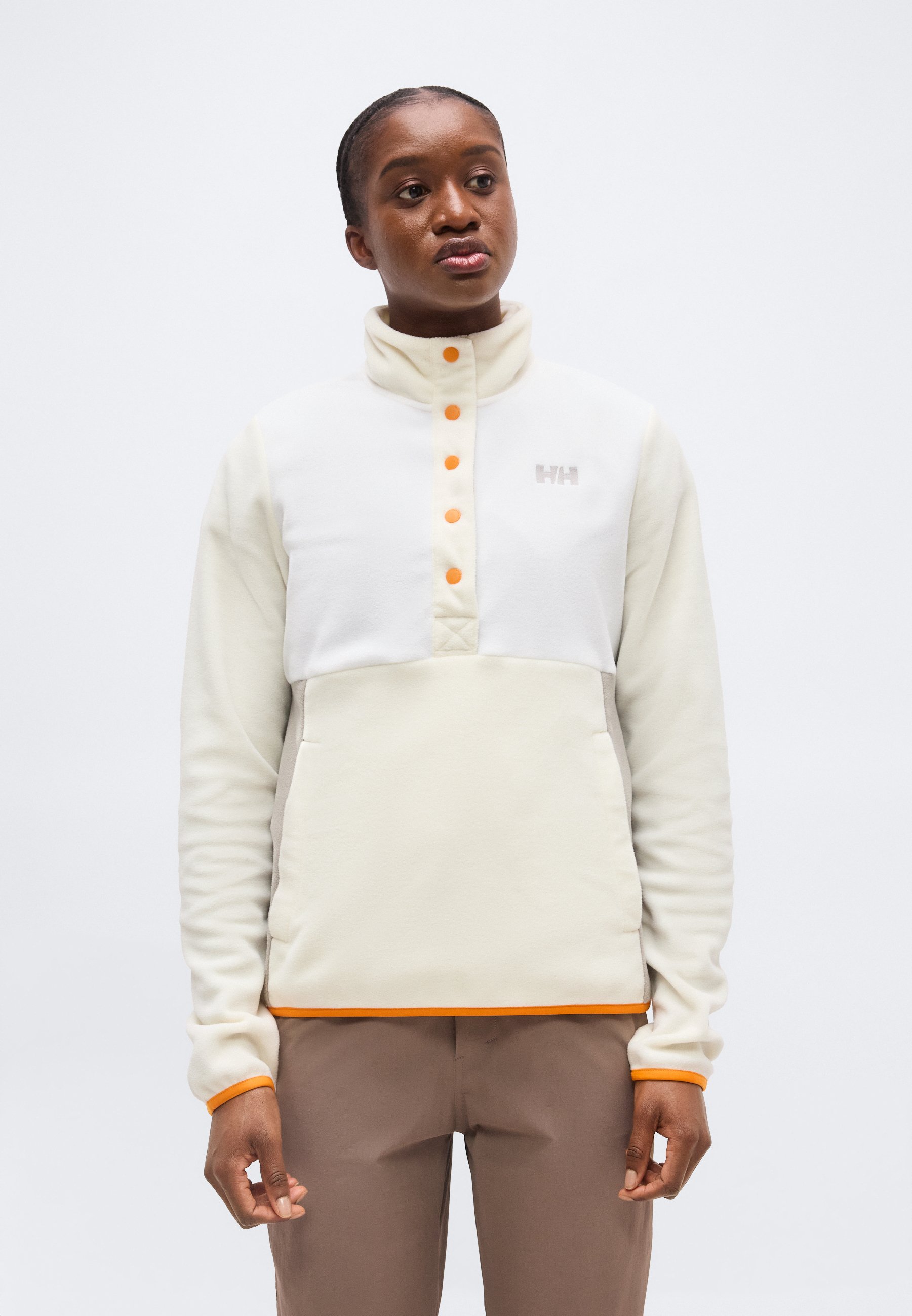 Helly Hansen DAYBREAKER SNAP PULLOVER - Fleece jumper - snow/off