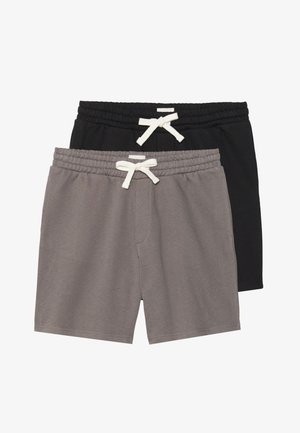 UNISEX 2 PACK - Spodnji deli trenirk - dark grey/black