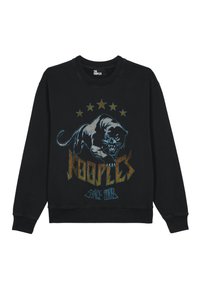Black long-sleeve sweatshirt with a roaring panther graphic, five stars above, and "KOOPLES" and "SINCE 2008" text on the front.