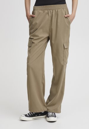 ICHI ICHI IHKECIA PA - Cargo trousers - khaki as cut