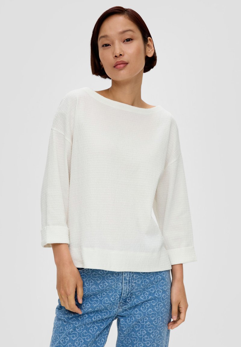 T-shirt S.Oliver Bambine T-shirt Bambine S.Oliver T-Shirt A Maniche Lunghe S .Oliver Bambine - Design Righe E Colletto Alto T-shirt Ragazze Moda Maglietta S.Oliver Bambine