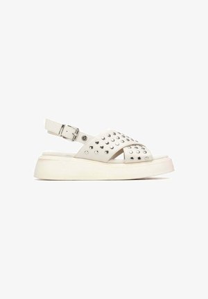 XTI, SANDALIA DE MUJER PLANO - HIELO - Sandalias - blanco