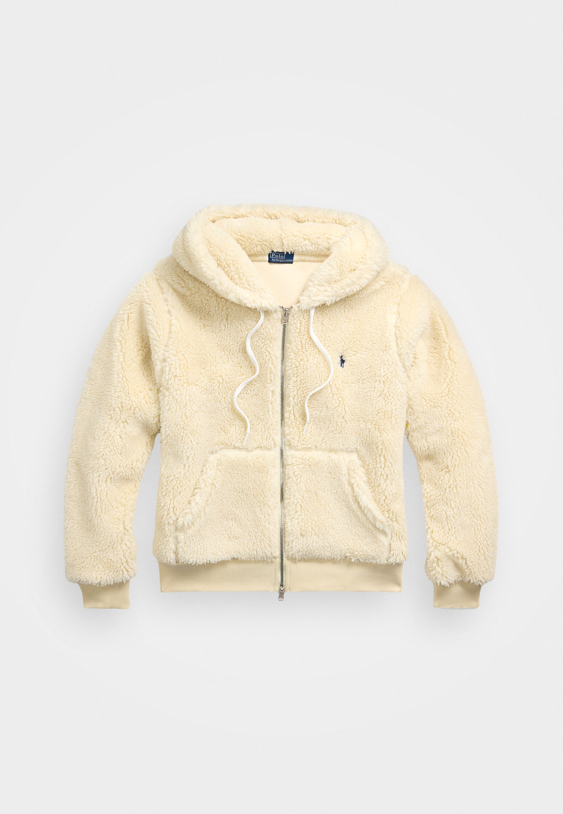 パーカー・フーディ POLO RALPH LAUREN Pile fleece full zip hoodie beige MNPOKNI1 POLO RALPH LAUREN Pile fleece full zip hoodie beige MNPOKNI1