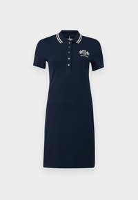VARSITY GRAPHIC DRESS - Day dress - dark night navy