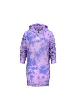 TIE DYE HOODIE - Kasdienė suknelė - violet