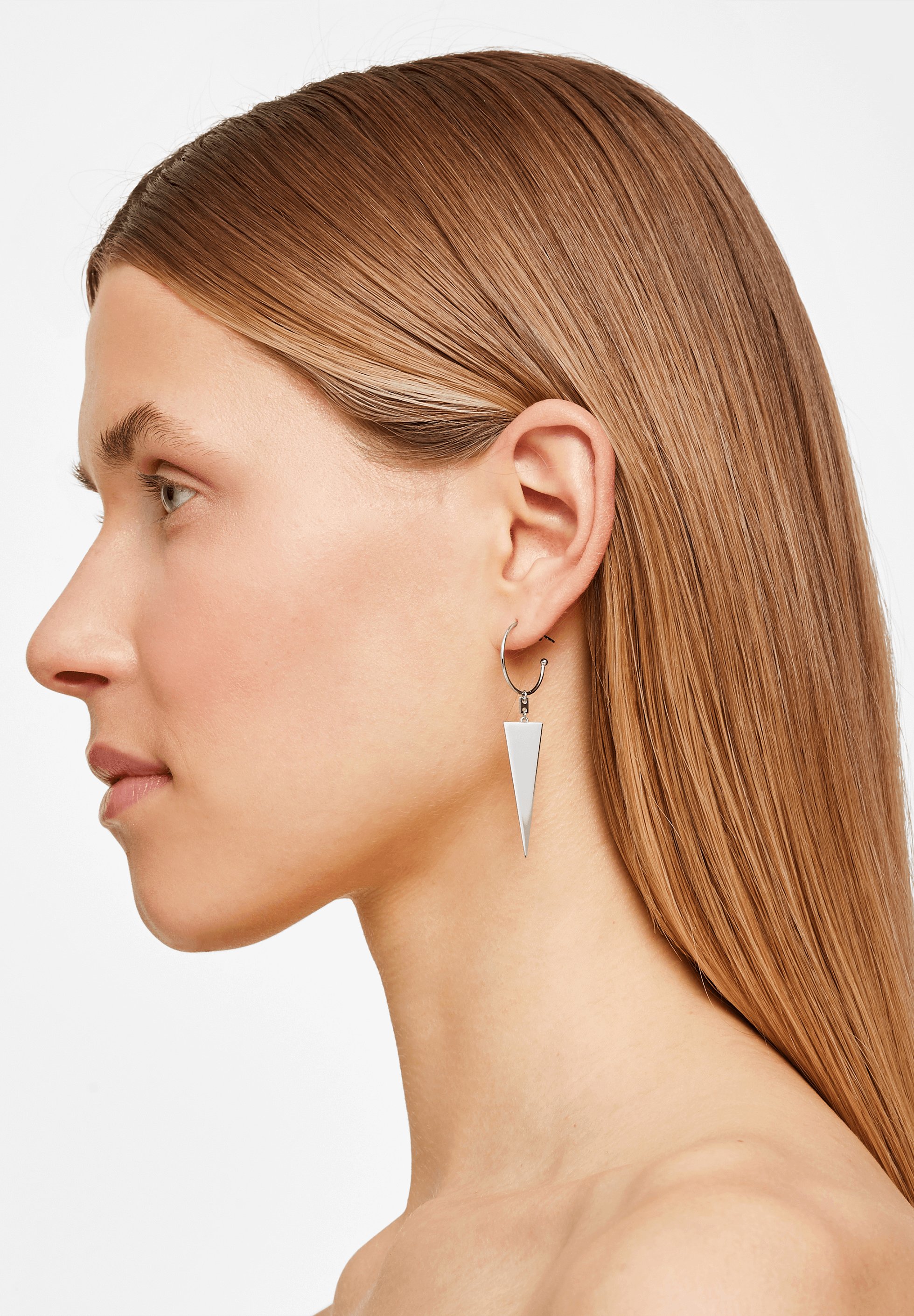 Liebeskind Berlin Orecchini A Cerchio Uomo/Donna In Acciaio Inox - Modello LJ-0500-E-08, 7 Mm - Gioiello Minimal