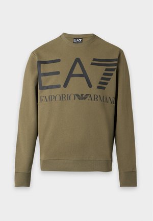 EA7 Emporio Armani, TRAIN LOGO SERIES - Sweatshirt - kalamata