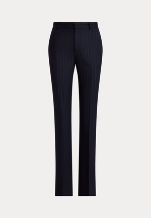 Lauren Ralph Lauren, PINSTRIPE WOOL-BLEND TWILL STRAIGHT PANT - Παντελόνι - navy/cream