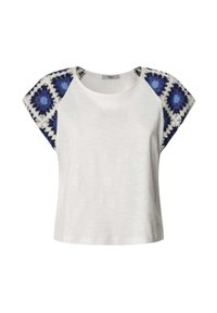 Pepe Jeans VERENICE - Apdrukāts T-krekls - mousse white