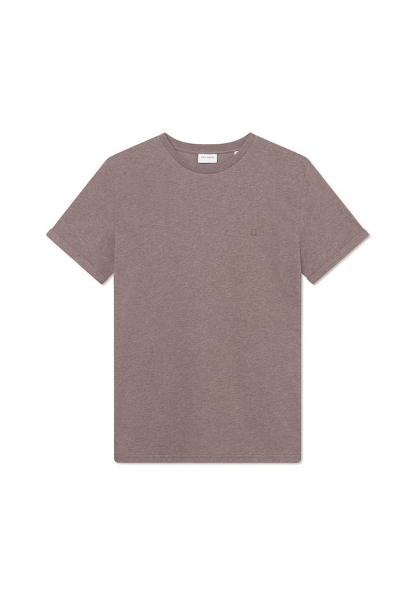 NORREGAARD CONTRAST - Basic T-shirt - cub melange2