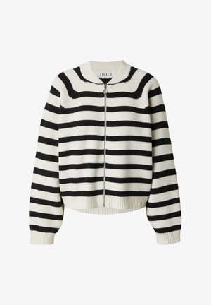 EDITED, EDITED STRICKJACKE RANI - Gilet - schwarz beige