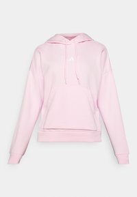 Luvtröja - clear pink/white