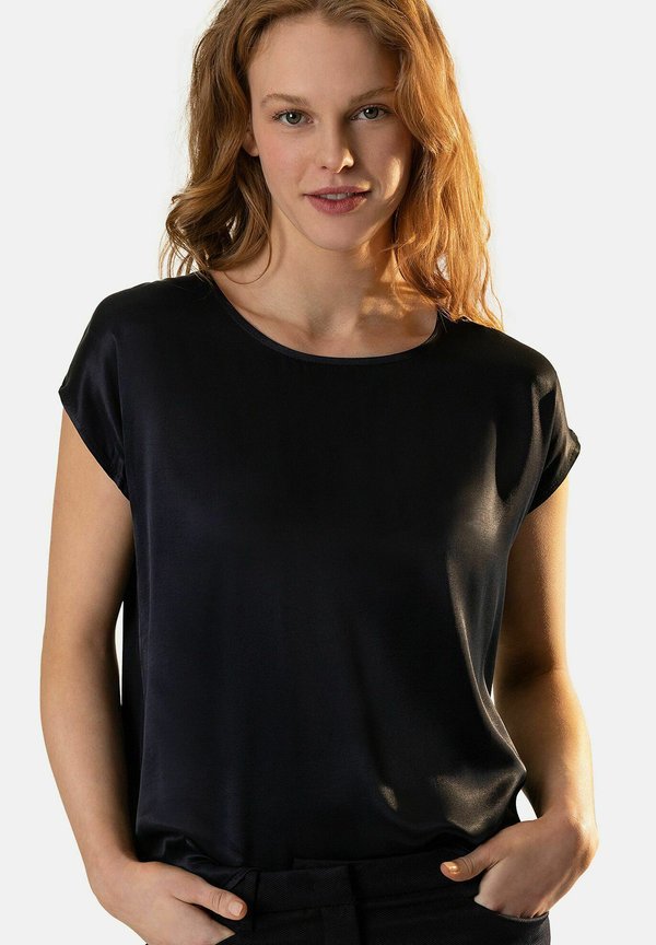 MIT FRONT - T-Shirt basic - blau