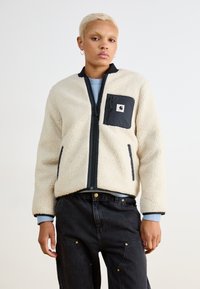 Carhartt WIP JANET LINER - Casaco polar - moonbeam/black