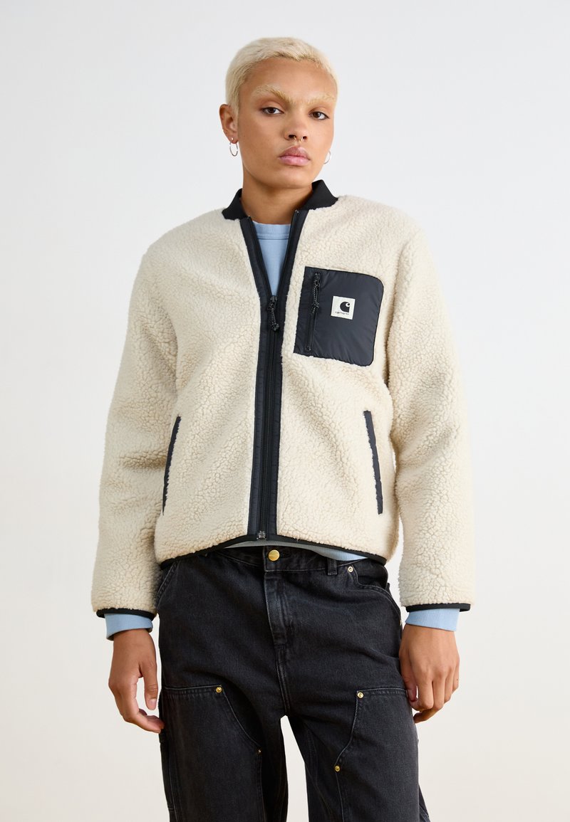 Carhartt WIP JANET LINER - Casaco polar - moonbeam/black