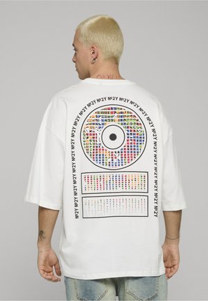 COSMIC PUFF - Printtipaita - white