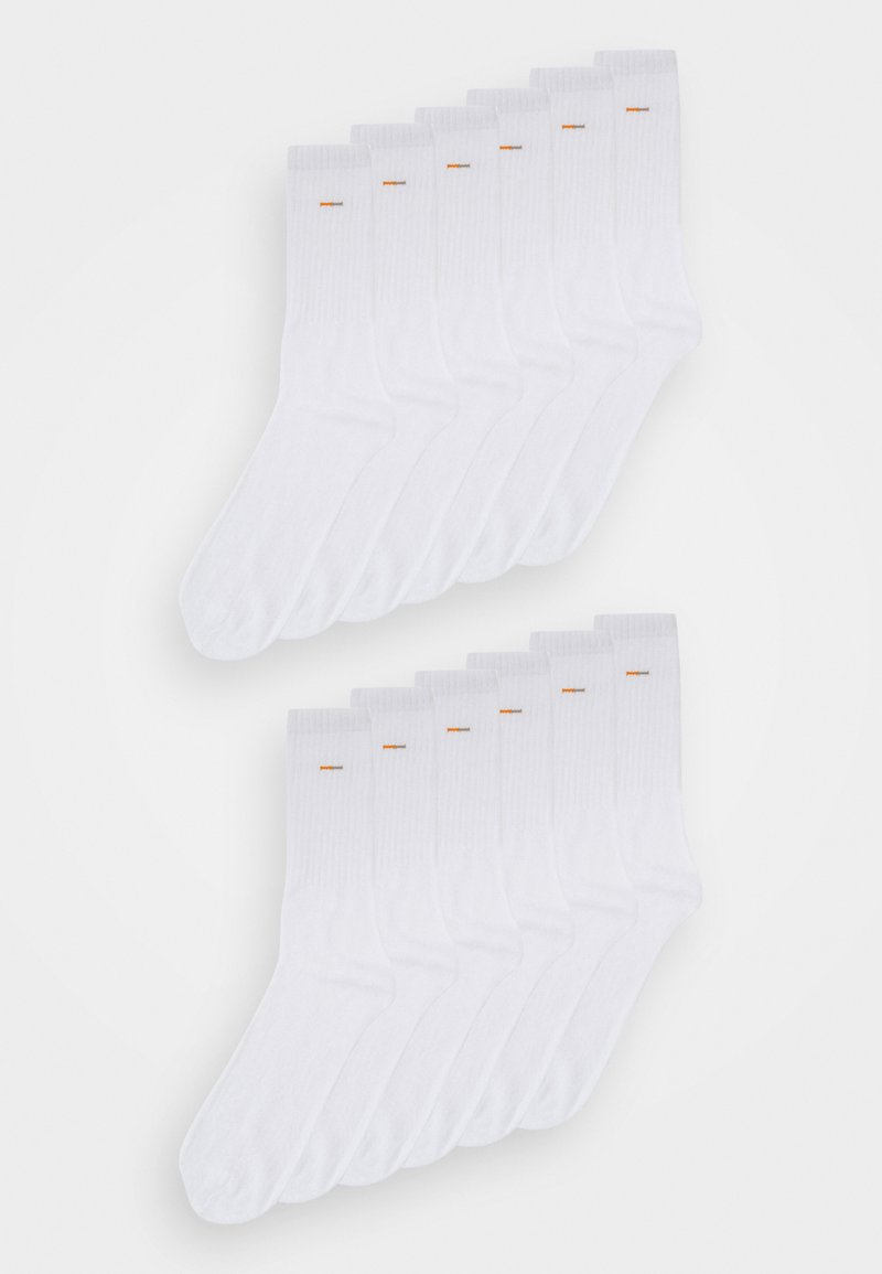 camano - ONLINE TENNIS SOCKS UNISEX  12 PACK - Sportssokker - white, Forstørre