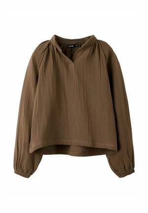 LOOSE FIT - Bluse - chocolate chip