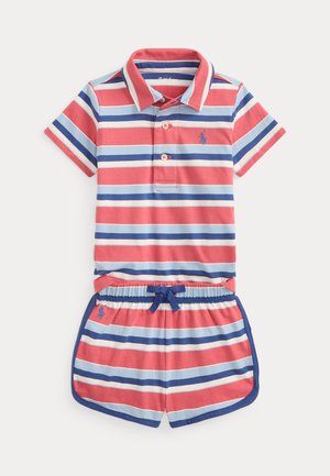 Polo Ralph Lauren STRIPED COTTON JERSEY POLO SHIRT & SHORT 0-2Y SET - Pantaloni scurți - multi-coloured