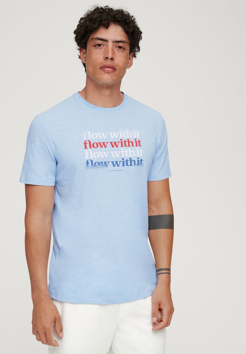 s.Oliver T-shirt print - hellblau
