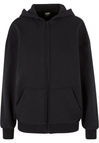 COZY OVERSIZED - Sweatjacke - black